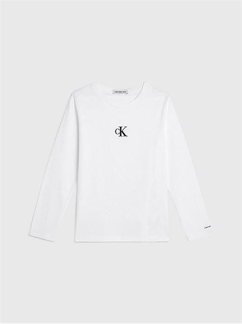 CK LOGO LS T-SHIRT CALVIN KLEIN JEANS | IG0IG02135T/YAF